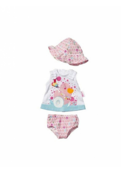 Ubranko dla lalki Baby born Baby Girl Collection białe