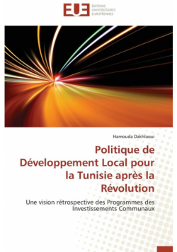 Politique de développement local pour la tunisie après la révolution