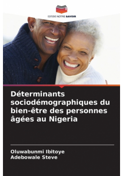 Déterminants sociodémographiques du bien-être des personnes âgées au Nigeria