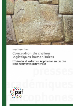 Conception de chaînes logistiques humanitaires