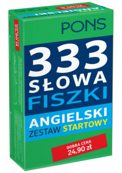 333 Słowa Fiszki Angielski Zestaw startowy