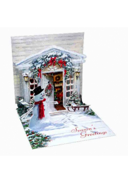 Kartki 3D Warm Tidings
