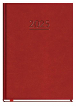 Terminarz 2025 A5 tygodniowy popularny bordo