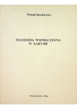 Filozofia współczesna w zarysie