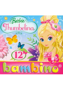 Kredki Bambino 12 kolorów Barbie