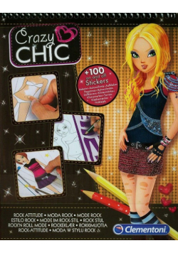 Crazy Chic Szkicownik Moda rock