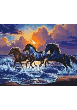Diamentowa mozaika Galop koni NO-1009415