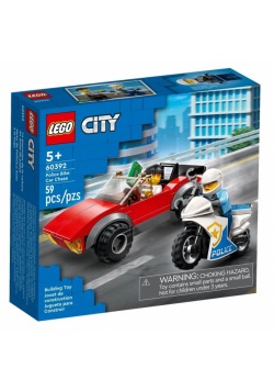 Lego CITY 60392 (4szt) Motocykl policyjny...