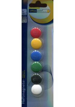 Magnesy tablicowe 20mm 6 sztuk