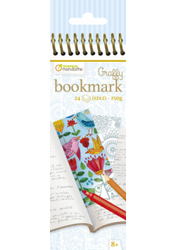 Zakładki do książek Graffy Bookmark - Mandala - Kwiaty
