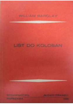 List do Kolosan