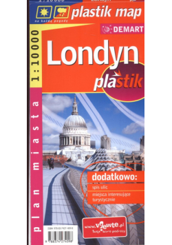 Londyn plan miasta 1:10000 mapa laminowana