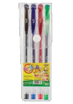 Długopisy żelowe 4 kolory LAMBO