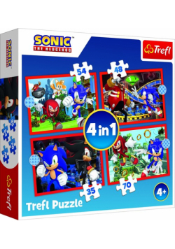 Puzzle 4w1 Przygody Sonica