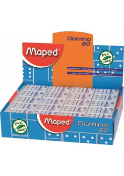 Gumka domino 60 mała display 60 sztuk