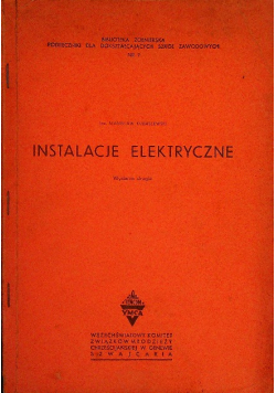 Instalacje elektryczne, 1945 r.