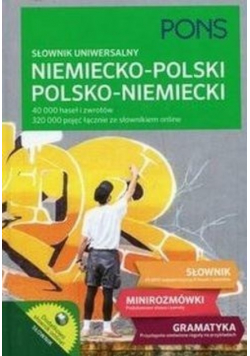 Słownik uniwersalny niemiecko polski polsko niemiecki