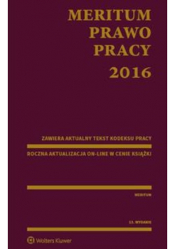 Jaśkowski Kazimierz  Meritum Prawo Pracy 2016