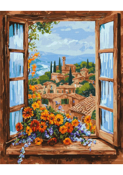 Malowanie po numerach IDEYKA 40x50 cm cudowny krajobraz