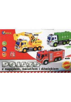 Auto pojazd z napędem światłem i dźwiękiem