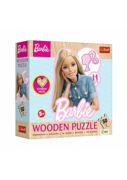 Puzzle drewniane 50 Ulubiona modna Barbie TREFL