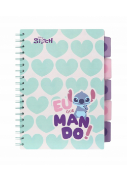 Kołozeszyt B5 100 k. Project Book Disney Fashion Stitch wzór 2