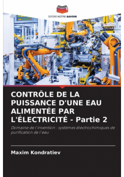 Contrôle De La Puissance D'une Eau Alimentée Par L'électricité - Partie 2
