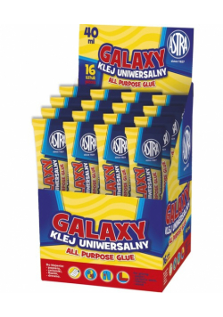 Klej uniwersalny Galaxy Tuba 40ml Display 16 sztuk