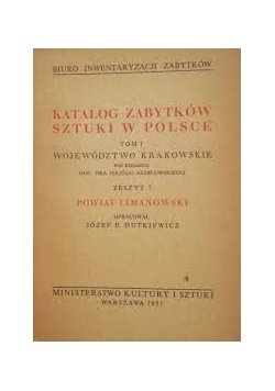Katalog zabytków sztuki w Polsce, tom I, zeszyt 7