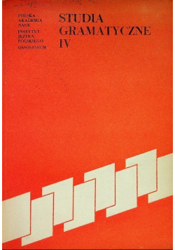 Studia gramatyczne IV