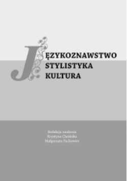 Językoznawstwo Stylistyka Kultura