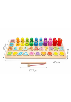 Magnetyczna układanka Montessori