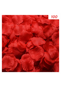 Płatki róż  100 sztuk czerwone