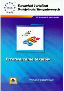 Przetwarzanie tekstów