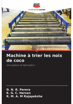 Machine à trier les noix de coco