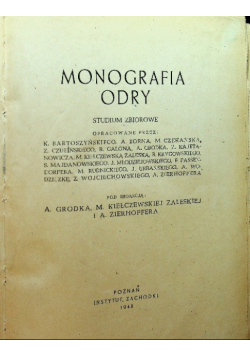 Monografia Odry