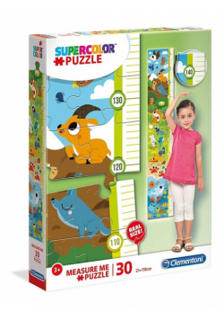 Puzzle miarka wzrostu Cuties Animals 30