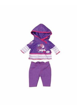 Ubranko dla lalek Baby born Casuals fioletowy