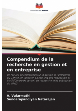 Compendium de la recherche en gestion et en entreprise