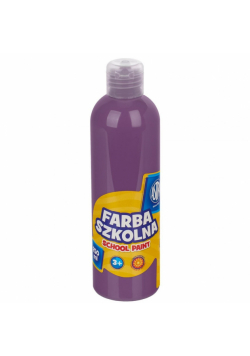 Farba szkolna naturalna tempera Astra 250 ml śliwkowa