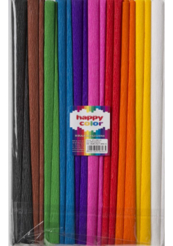 Bibuła marszczona Happy Color -Mix 10 kolorów