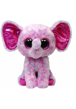 Beanie Boos Ellie - różowy słonik średni