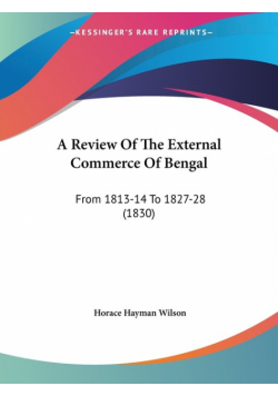 A Review Of The External Commerce Of Bengal