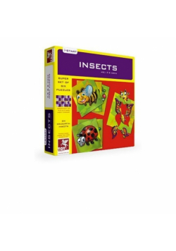 Puzzle Super komplet 6 owadów