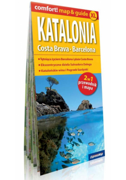Katalonia, Costa Brava, Barcelona 2w1: przewodnik+mapa, ExpressMap