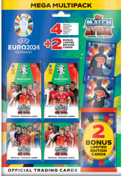 Euro 2024 Topps Cards mega multipack 1 szt. mix