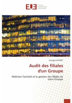 Audit des filiales d'un Groupe