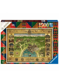 Puzzle 1500 Mapa Hogwartu
