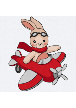 Malowanie po numerach - Little pilot Kids 25x25cm