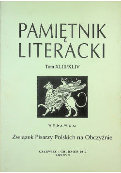 Pamiętnik Literacki Tom XLIII/XLIV